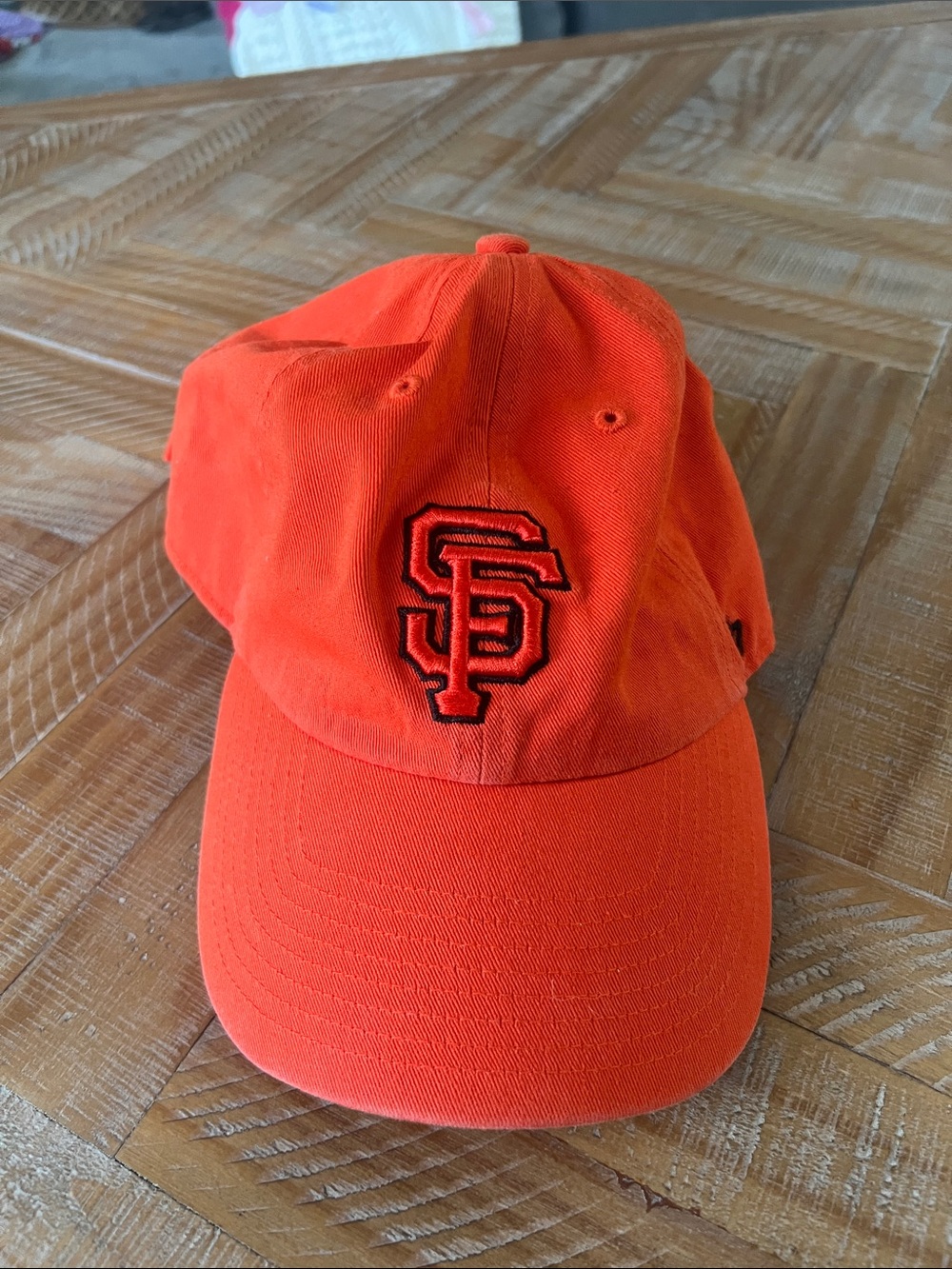 47 Orange SF Embroidered Baseball Cap